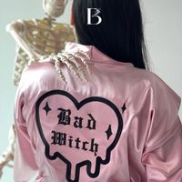 BATA DE SATIN BAD WITCH ROSA