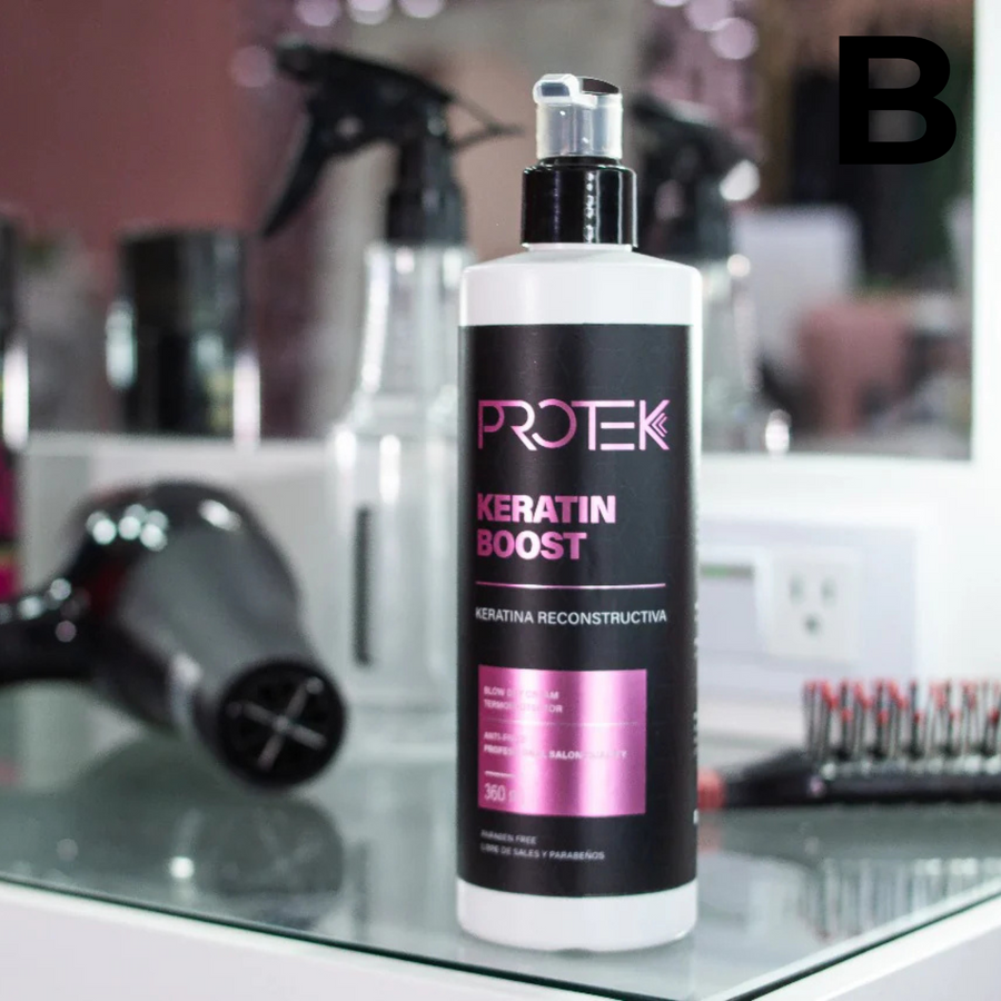 Protek Tratamiento Termoprotector De Calor Keratin Boost