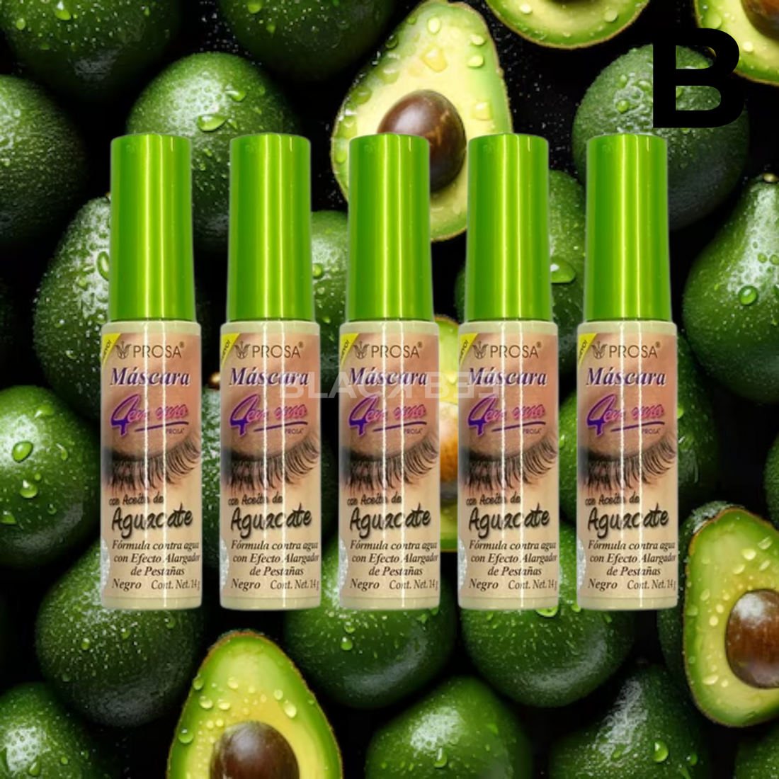 MASCARA DE PESTAÑAS ACEITE DE AGUACATE EFECTO ALARGADOR