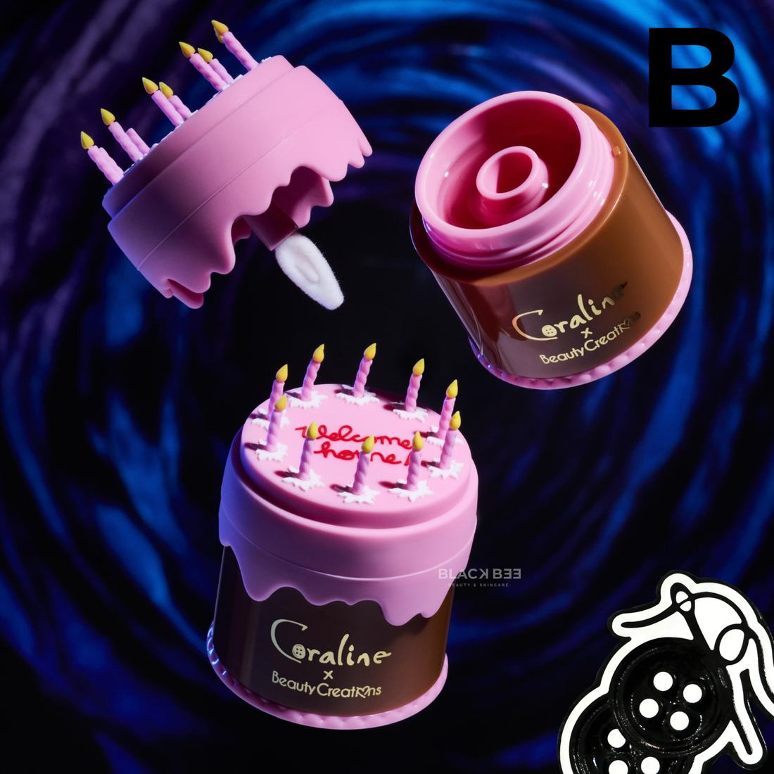 Labial Jelly Coraline x Beauty Creations Welcome Home (VENTA EXLUSIVA ONLINE ENVIANDO DE 7 A 14 DIAS HÁBILES)