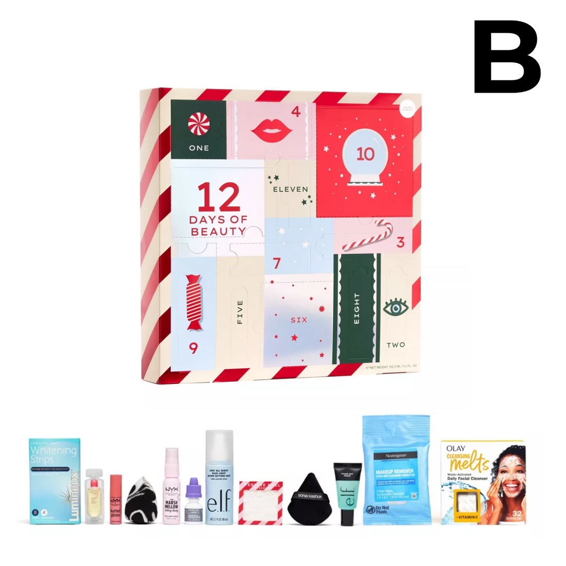 Beauty Advent Calendar Gift Set – 12pc PREVENTA