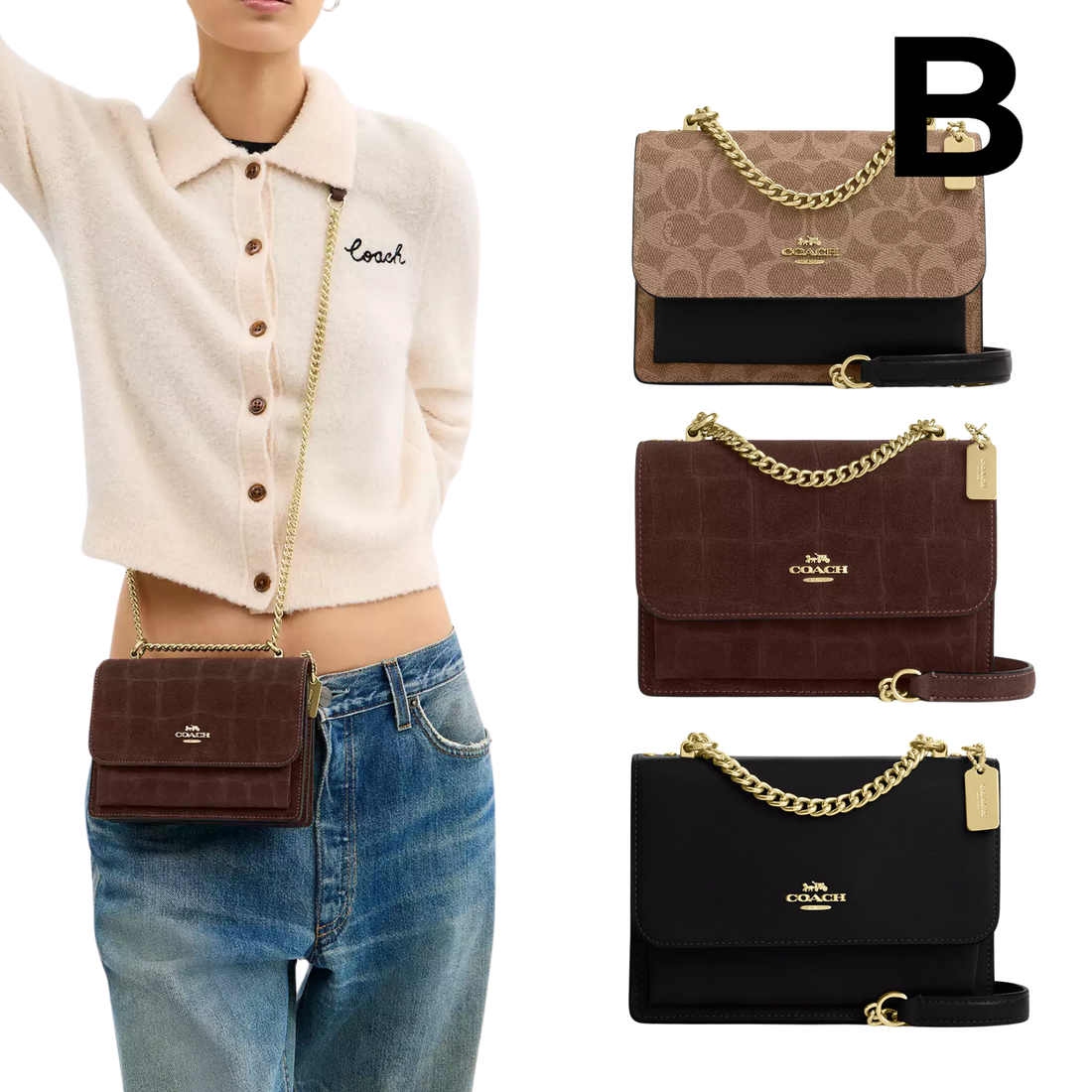 Mini Klare Crossbody Bag In Signature Canvas ** PREVENTA**