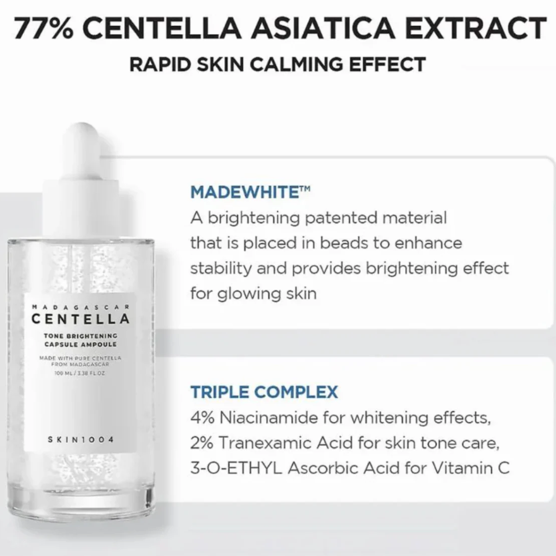 Madagascar Centella Tone Brightening Capsule Ampoule
