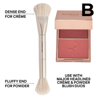 Dual Ended Precision Blush Brush ENTREGA INMEDIATA