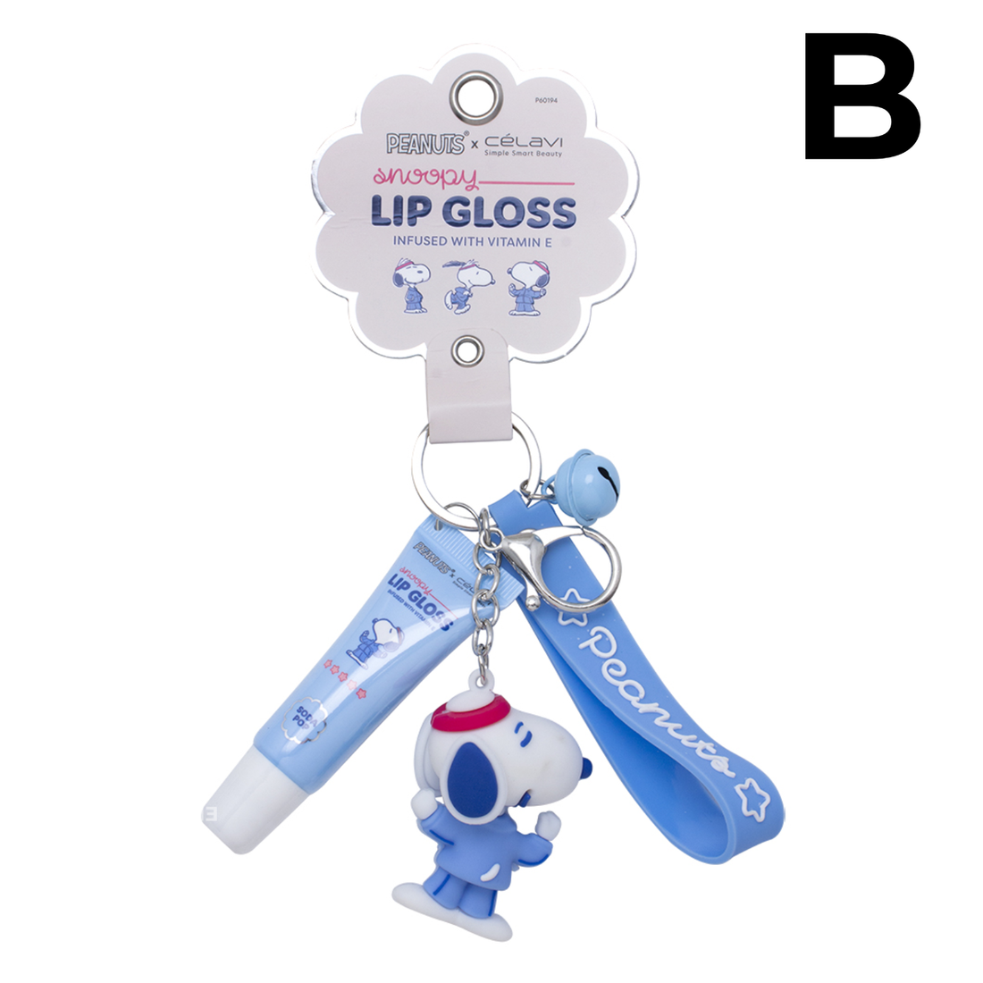 Snoopy Lip Gloss + Llavero