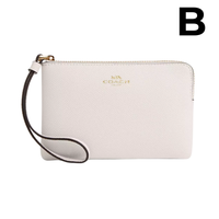 Corner Zip Wristlet In Signature Leather **PREVENTA**