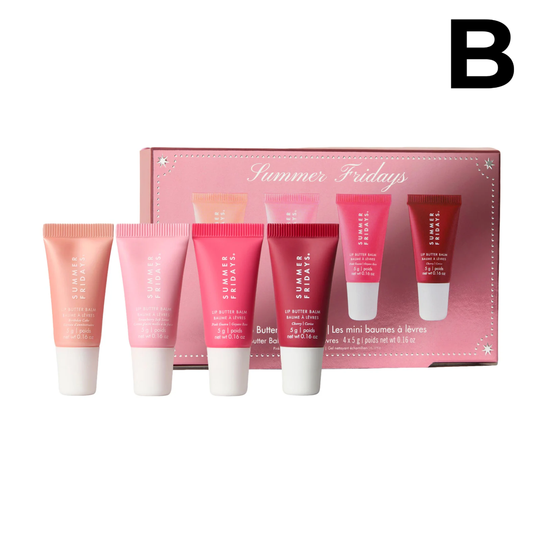 The Lip Butter Balm Minis - Pink Set **PREVENTA PRECIO ESPECIAL FINALIZA 20 SEPTIEMBRE**