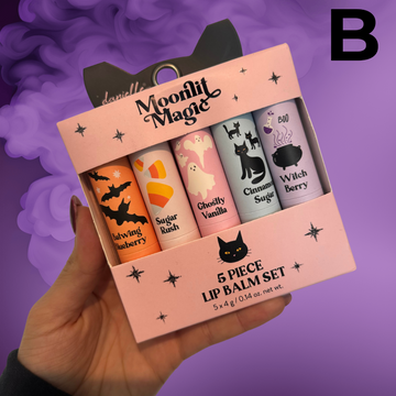 MOONLIGHT LIP BALMS 5 PIEZAS