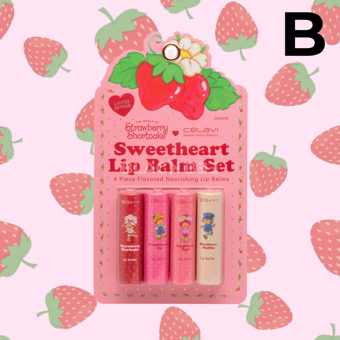 SWEETHEART LIP BALM SET STRAWBERRY