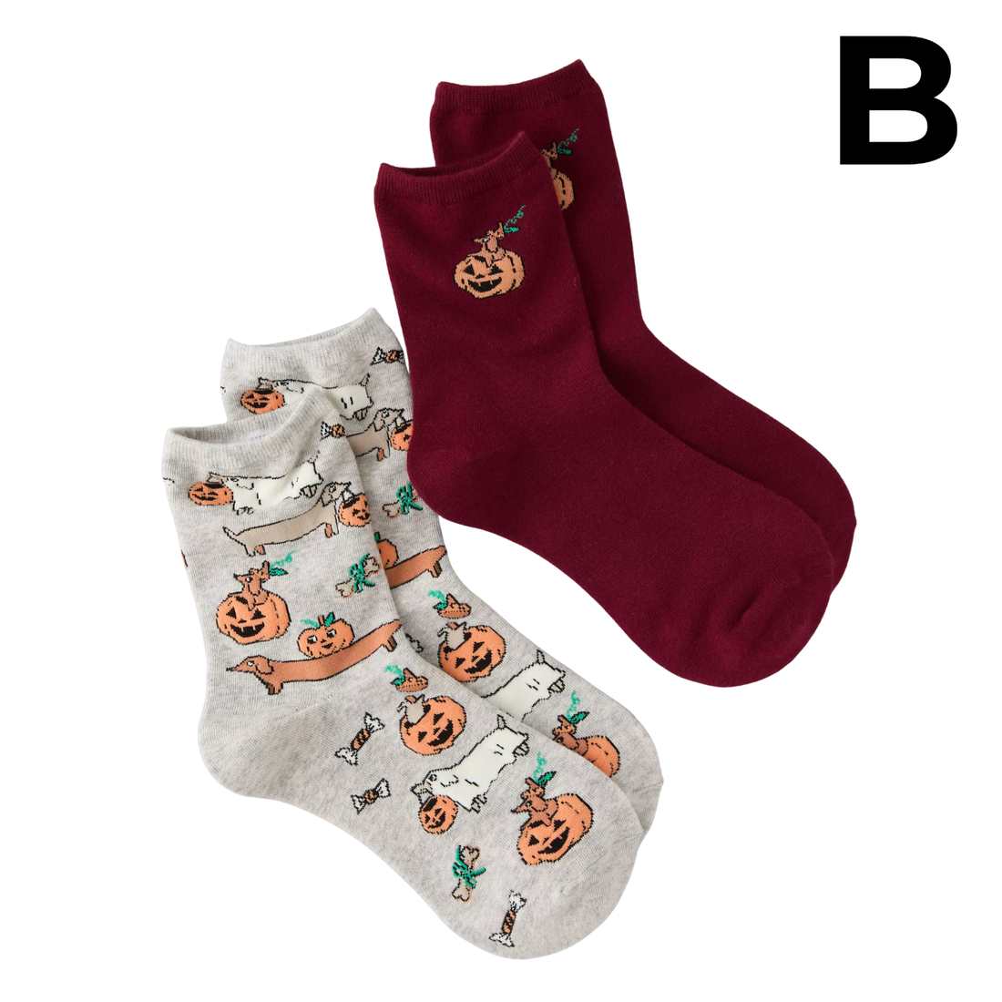 AE Halloween Cropped Crew Socks 2-Pack **PREVENTA**