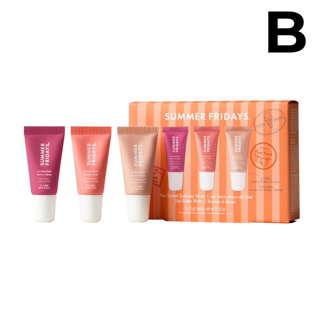 The Sweet Summer Minis Lip Butter Balm Trio Set **PREVENTA PRECIO FINALIZA 20 SEPTIEMBRE**