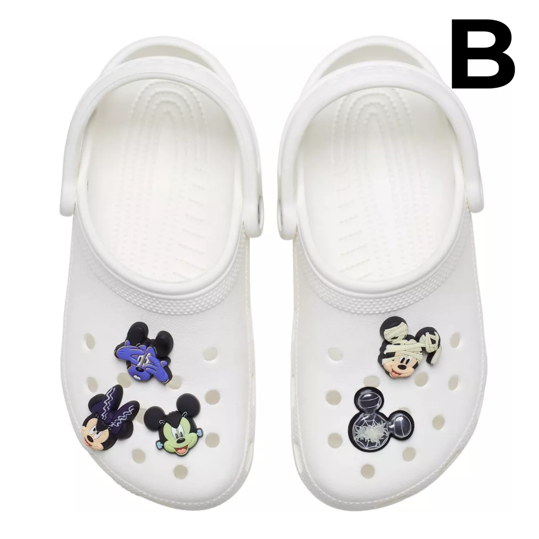 Crocs Jibbitz Mickey Mouse Halloween Disney Shoe Charms 5-Pack **PREVENTA MITAD DE PRECIO**