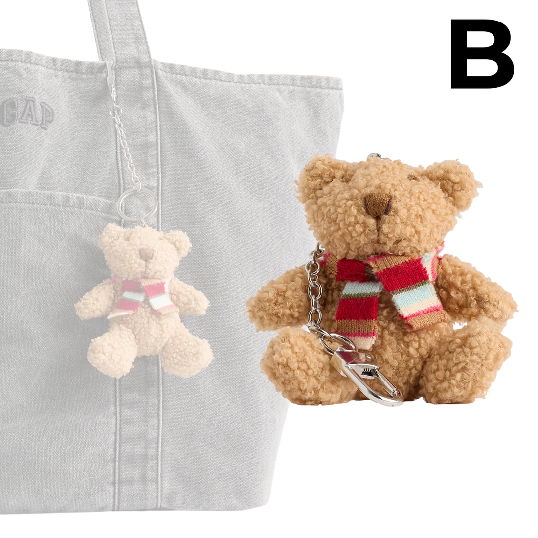 Brannan Bear Hoodie Bag Charm PREVENTA