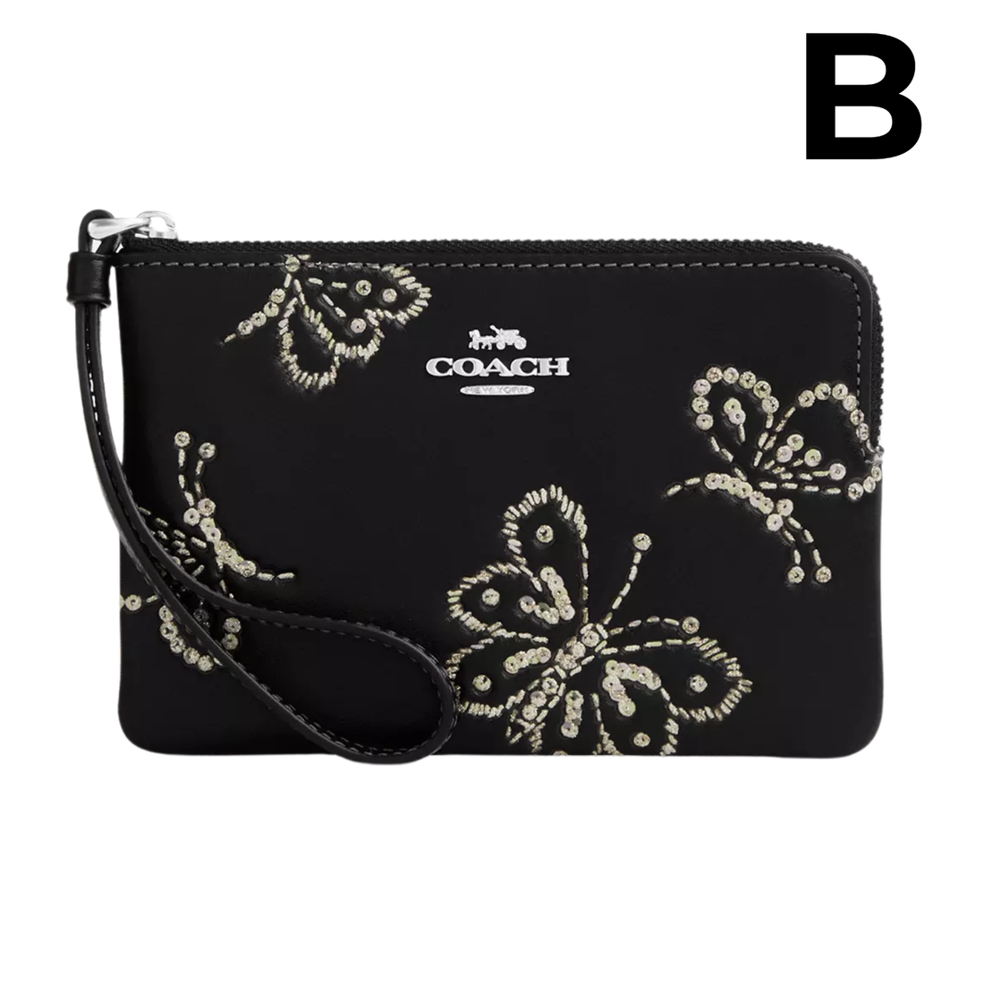 Corner Zip Wristlet With Signature Canvas **PREVENTA**