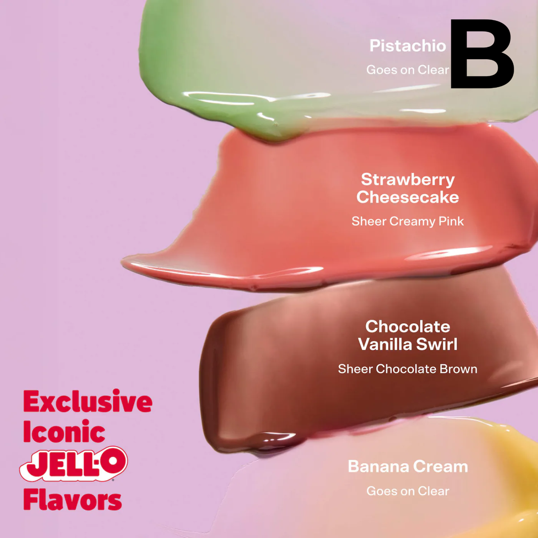 JELL-O™  X TOWER 28 Lil' Pudding Mini Lip Softie Gift Set **PREVENTA PRECIO ESPECIAL FINALIZA 20 SEPTIEMBRE**