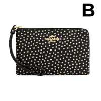 Corner Zip Wristlet With Signature Canvas **PREVENTA**