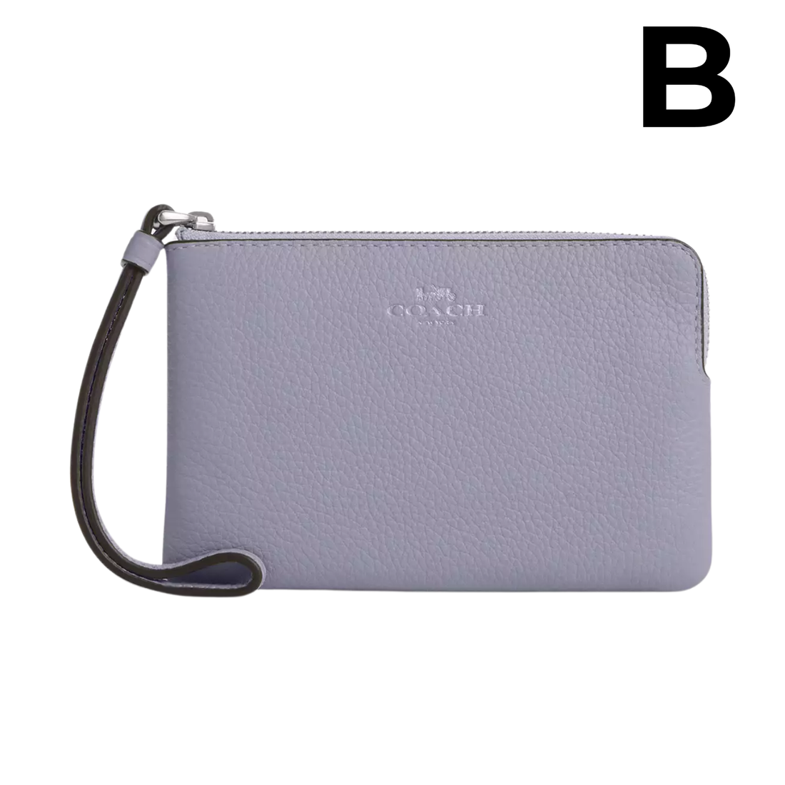 Corner Zip Wristlet In Signature Leather **PREVENTA**