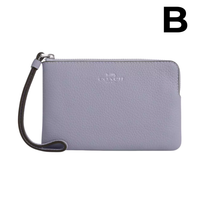 Corner Zip Wristlet In Signature Leather **PREVENTA**