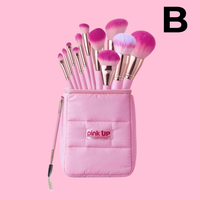 PINK BRUSH SET 12 + BAG