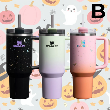 Stanley Halloween 40 oz Stainless Steel H2.0 Flowstate Quencher Tumbler PREVENTA