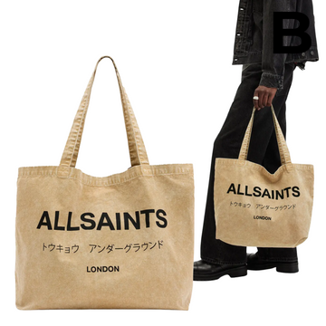 Ali Logo Cotton Canvas East/West Tote PREVENTA -72% 🔥