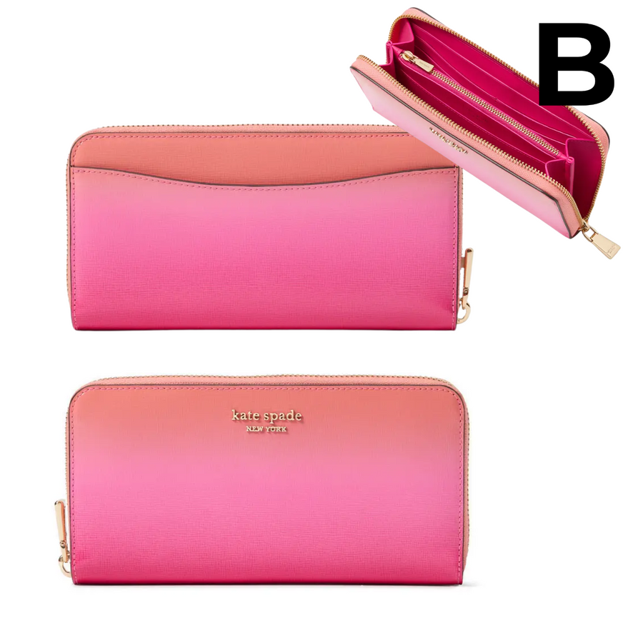 Morgan ombré saffiano leather wallet preventa