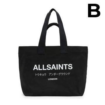 Ali Logo Cotton Canvas East/West Tote