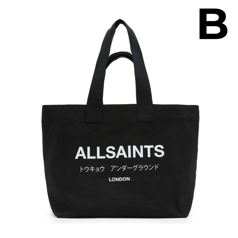 Ali Logo Cotton Canvas East/West Tote