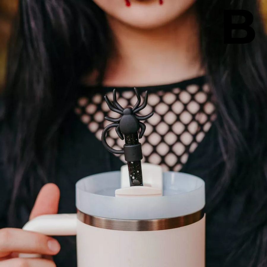 CharCharms 4pk Straw Toppers PREVENTA