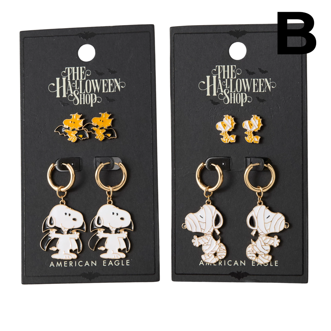 AEO Halloween Snoopy Earrings 2-Pack **PREVENTA**