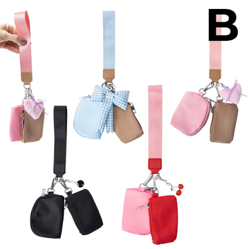 DOBLE CARTERA CON LLAVER Y CHARM PREVENTA