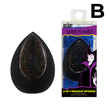 Villains 2-In-1 Black Teardrop Makeup Sponge PREVENTA