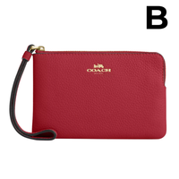 Corner Zip Wristlet In Signature Leather **PREVENTA**