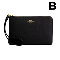 Corner Zip Wristlet With Signature Canvas **PREVENTA**