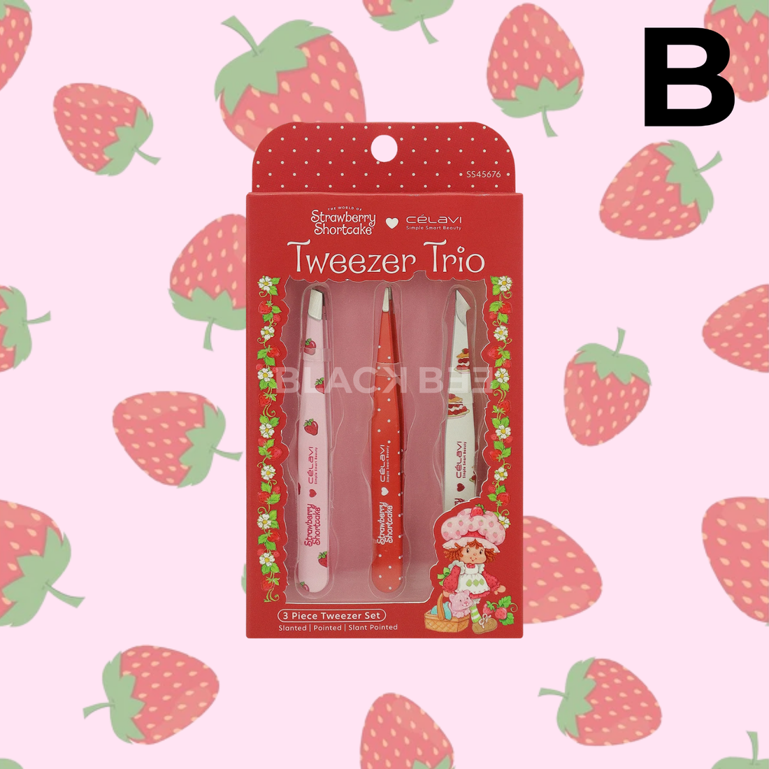 TWEEZER TRIO STRAWBERRY