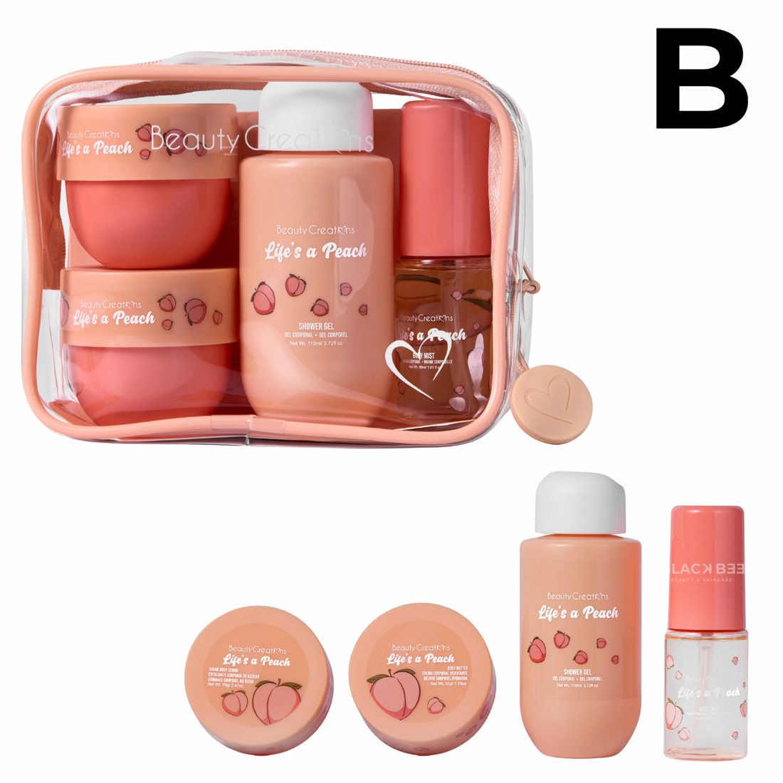 SET FRUIT DOSE + FRAGANCIA + CREMA + BALSAMO + SCRUB