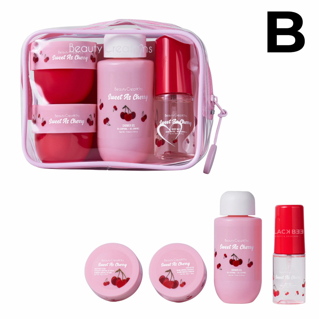 SET FRUIT DOSE + FRAGANCIA + CREMA + BALSAMO + SCRUB