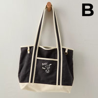 AE Off-Duty Snoopy Tote Bag **PREVENTA WASHED BLACK**
