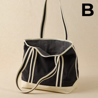 AE Off-Duty Snoopy Tote Bag **PREVENTA WASHED BLACK**