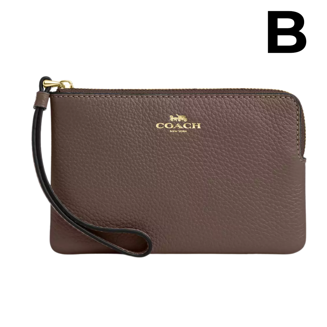 Corner Zip Wristlet With Signature Canvas **PREVENTA**