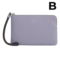 Corner Zip Wristlet With Signature Canvas **PREVENTA**