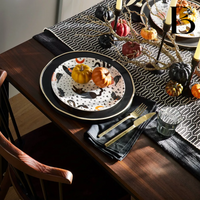 Halloween Icons Dinner Plate White - Hyde & EEK! Boutique™ PREVENTA