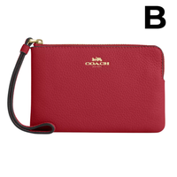 Corner Zip Wristlet With Signature Canvas **PREVENTA**