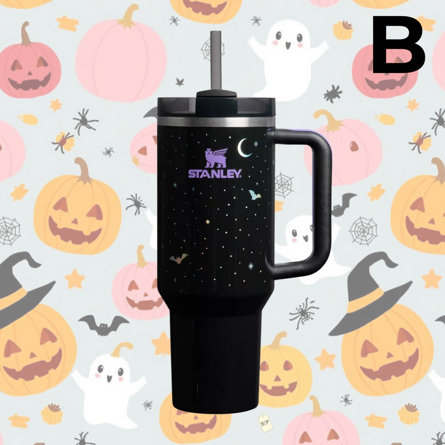 Stanley Halloween 40 oz Stainless Steel H2.0 Flowstate Quencher Tumbler PREVENTA