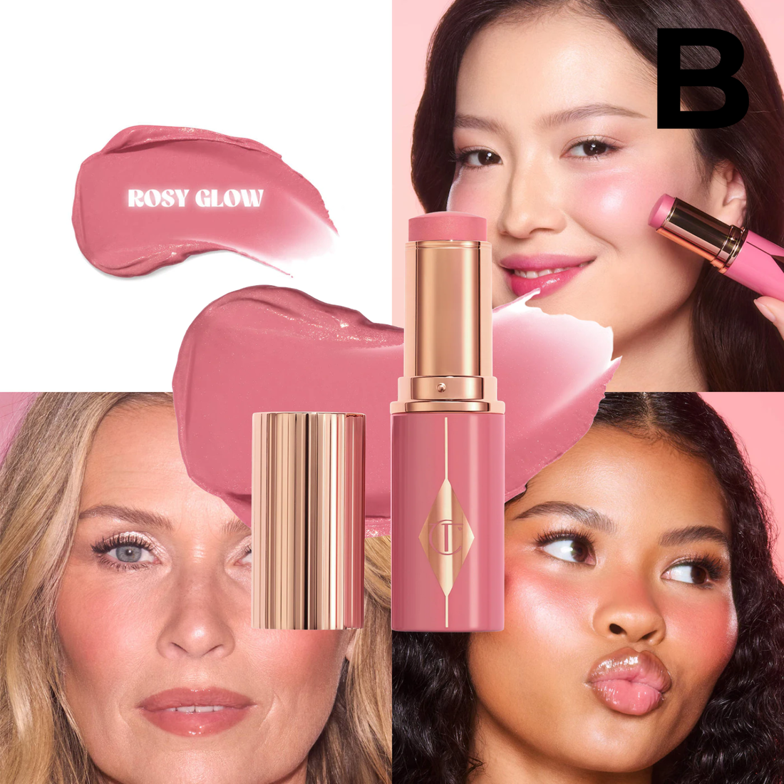 Unreal Lip + Cheek Glow Blush Stick with Hyaluronic Acid **PREVENTA**
