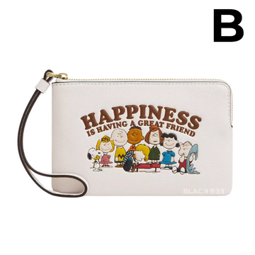 Coach X Peanuts Corner Zip Wristlet PREVENTA