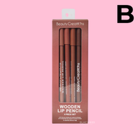 WOODEN LIP PENCIL SET
