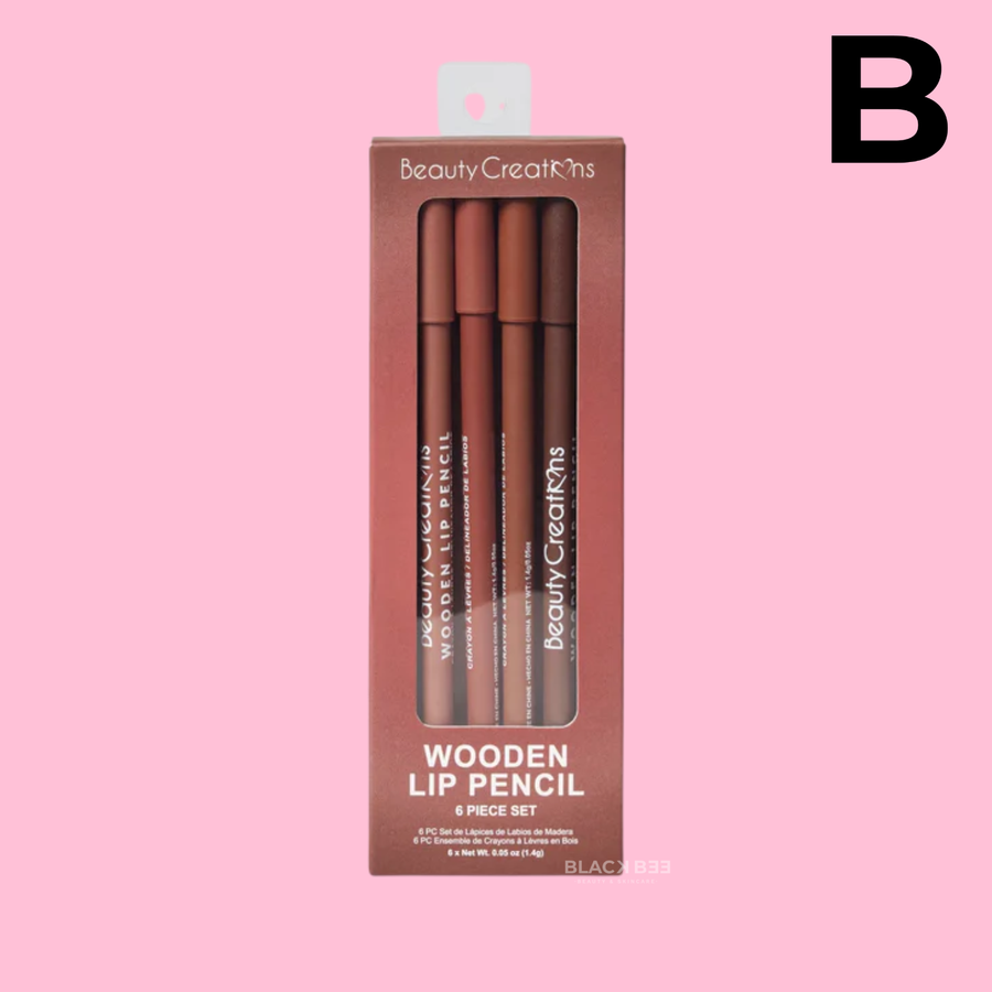 WOODEN LIP PENCIL SET