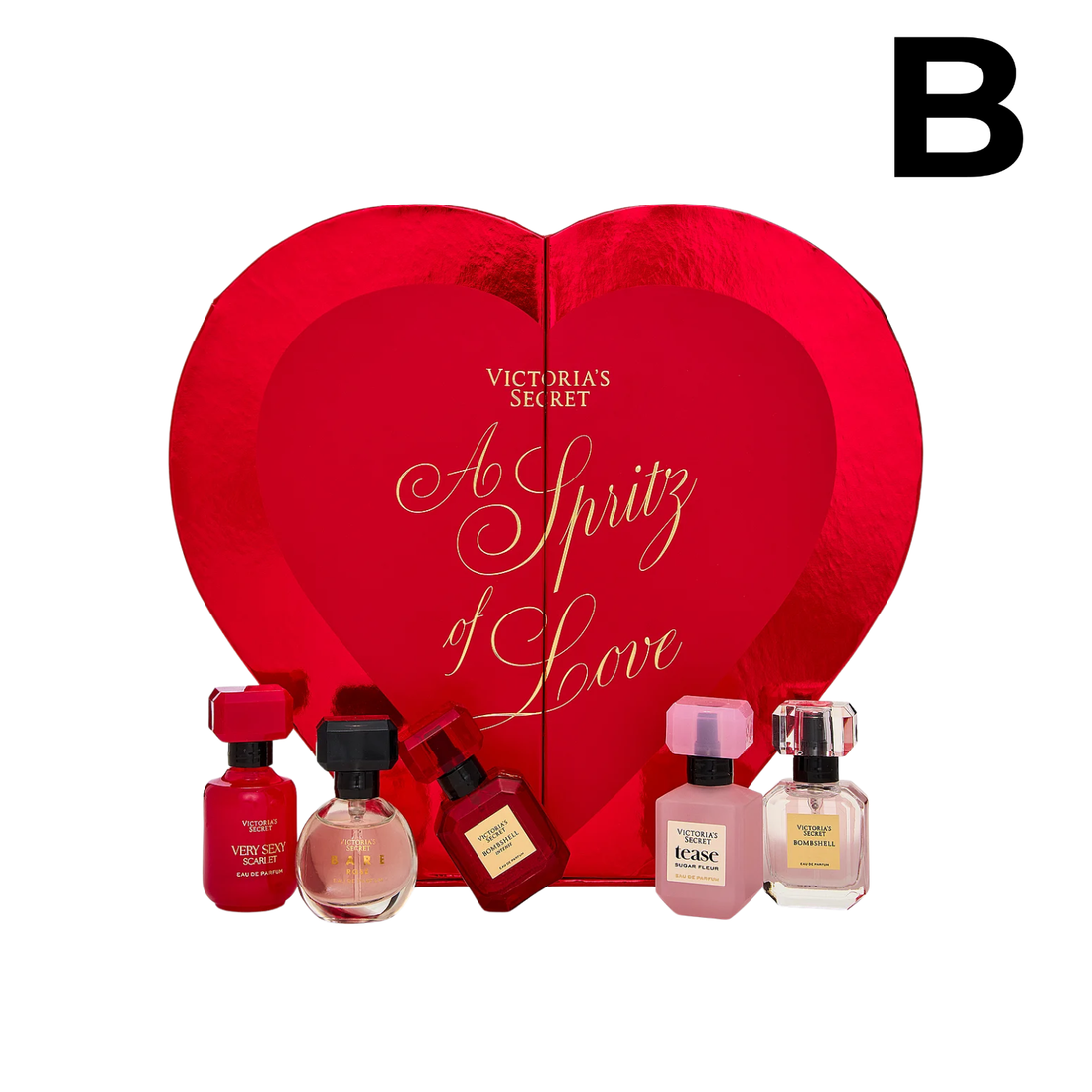 Fine Fragrance 5-Piece Fragrance Discovery Gift Set including Tease Sugar Fleur and Heart-Shaped Box **PREVENTA**