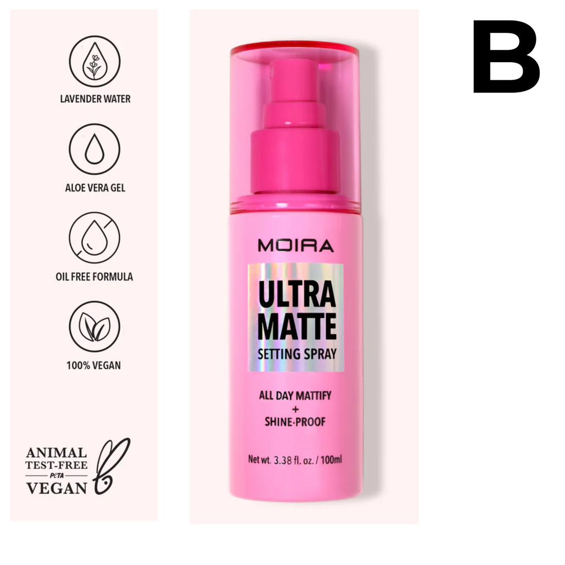 SETTING SPRAY ULTRA MATTE, HIDRATANTE & OIL CONTROL